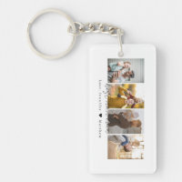 Modern Script Best Dad Ever 4 Photos Collage