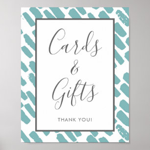 Modern Script Cards & Gifts Sign