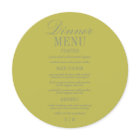 Modern Script Chartreuse Formal Wedding