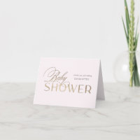 modern script elegant baby shower thank you note c