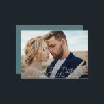 Modern script elegant wedding save the date<br><div class="desc">Modern script elegant wedding save the date card. Modern minimal stylish design. All colours can be customized.</div>