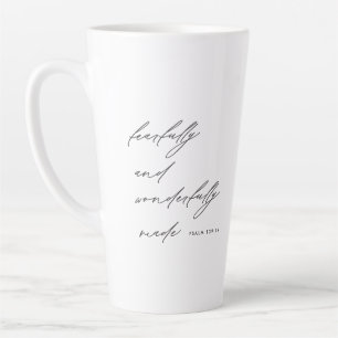 Modern Script Fearfully & Wonderfully Made Coffee  Latte Mug