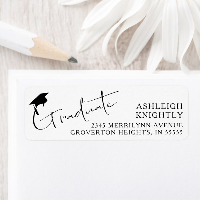 Modern Script Graduate Cap (Insitu)