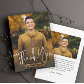 Modern Script Graduate Simple Photo Graduation Thank You Card