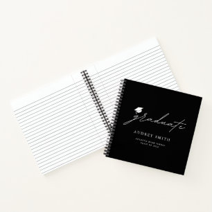 Modern Script Graduation Party Guest Book