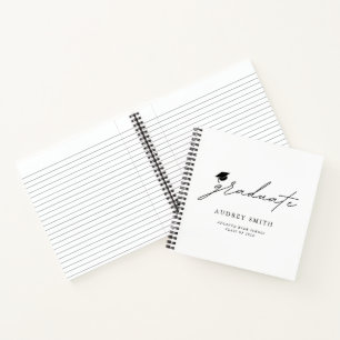 Modern Script Graduation Party Guest Book