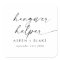 Modern Script Hangover Helper Wedding Favour