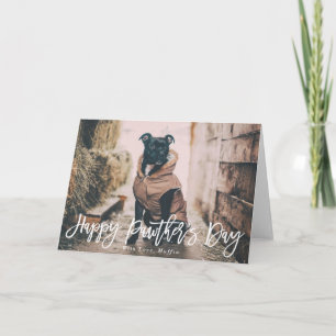 Modern Script   Happy Pawther's Day Card