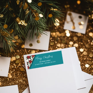 Modern Script Lettering Merry Christmas