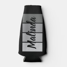 Modern Script Name Design – Black Minimalist