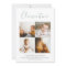 Modern script name multi photo polka dot birth