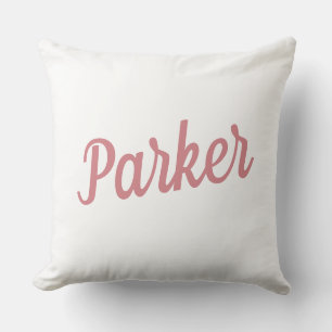 Modern Script Name Simple Kids Throw Pillow