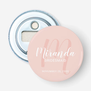 Modern Script Personalized Bridesmaid Bottle Opener