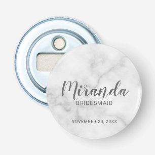 Modern Script Personalized Bridesmaid Bottle Opener