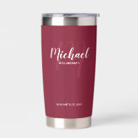Modern Script Personalized Groomsman Name