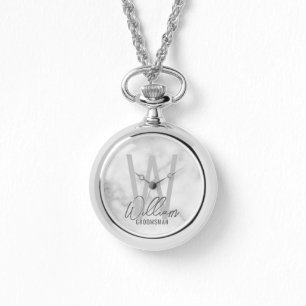 Modern Script Personalized Groomsmen Watch