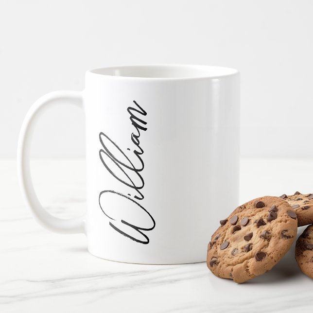 Modern Script Personalized Name Coffee Mug (Creator Uploaded)