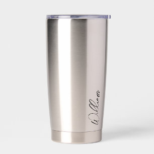 Modern Script Personalized Name Insulated Tumbler