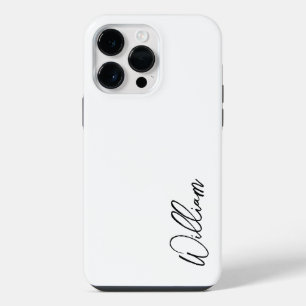 Modern Script Personalized Name iPhone 14 Pro Max Case