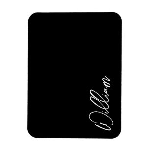 Modern Script Personalized Name Magnet