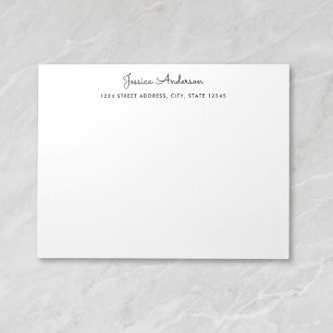 Modern Script Personalized Name Notepad