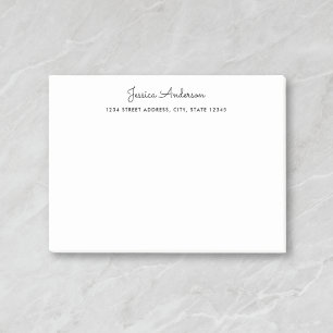 Modern Script Personalized Name Post-it Notes