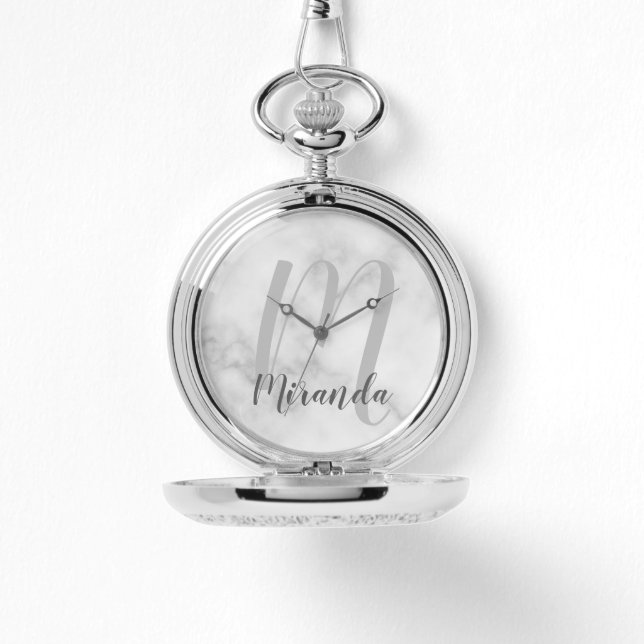 Modern Script Personalized Name Watch (Front)