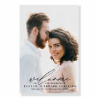 Modern script  photo welcome to the wedding foam b