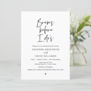 Modern Script, Rehearsal Dinner and Party Invitati Invitation