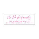 Modern Script Return Address Self-Inking Stamp