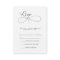 Modern Script RSVP Card