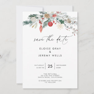 Modern Script Save the Date Invitation