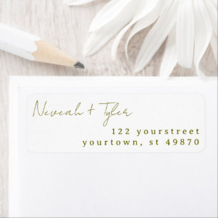 Modern Script Wedding