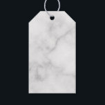 Modern Script Wedding Advice & Wishes White Marble Gift Tags<br><div class="desc">Add a personal touch to your wedding with a classy elegant white marble wedding advice and wishes tag card.

Perfect for wedding,  baby shower,  birthday party,  bridal shower,  bachelorette party and any special occasions.</div>