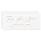 Modern Script Wedding Find Your Seat Header Card