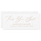 Modern Script Wedding Find Your Seat Header Card