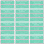 Modern Script Wedding Guest Names Address<br><div class="desc">Composed of simple serif and modern cursive script typography. These elements are simple,  elegant,  and modern. This has 30 stickers. 
 
 This is designed by White Paper Birch Co. exclusive for Zazzle.
 
 Available here:
 http://www.zazzle.com/store/whitepaperbirch</div>