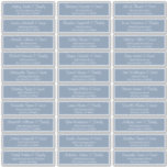 Modern Script Wedding Guest Names Address<br><div class="desc">Composed of simple serif and modern cursive script typography. These elements are simple,  elegant,  and modern. This has 30 stickers. 
 
 This is designed by White Paper Birch Co. exclusive for Zazzle.
 
 Available here:
 http://www.zazzle.com/store/whitepaperbirch</div>