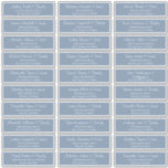 Modern Script Wedding Guest Names Address<br><div class="desc">Composed of simple serif and modern cursive script typography. These elements are simple,  elegant,  and modern. This has 30 stickers. 
 
 This is designed by White Paper Birch Co. exclusive for Zazzle.
 
 Available here:
 http://www.zazzle.com/store/whitepaperbirch</div>