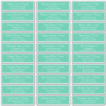 Modern Script Wedding Guest Names Address<br><div class="desc">Composed of simple serif and modern cursive script typography. These elements are simple,  elegant,  and modern. This has 30 stickers. 
 
 This is designed by White Paper Birch Co. exclusive for Zazzle.
 
 Available here:
 http://www.zazzle.com/store/whitepaperbirch</div>