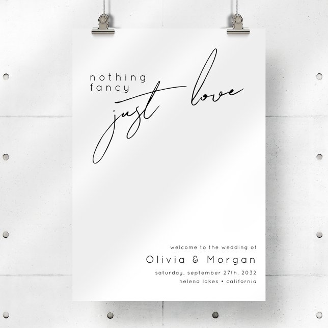 Modern Script Wedding Welcome Sign (Creator Uploaded)