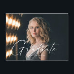 Modern scripted 2023 graduate announcement   postcard<br><div class="desc">Modern script 2023 graduate announcement</div>