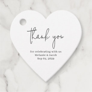 Modern Scripture Weding Favour Tags