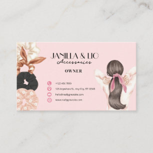 Modern Scrunchie Business Card