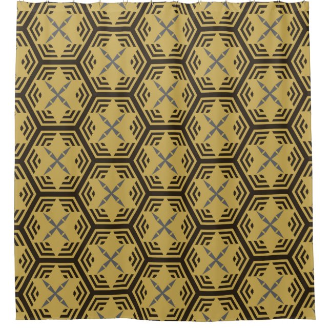 Modern seamless pattern,  gold colour. Geometric B (Front)