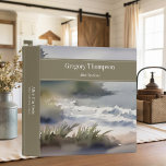 Modern Seashore Watercolor End of Life Planner Binder<br><div class="desc">No one likes to think about death, but planning in advance can make it much easier for those loved ones left behind. Creating an "In Case of Death" binder can ease the burden. There are many documents and information that you can include in a death binder notebook to help your...</div>