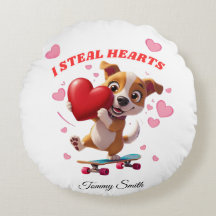 Modern Sentimental Valentine Pillows for Couples