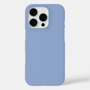 Modern Serenity Blue Plain Solid Colour iPhone 16 Pro Case