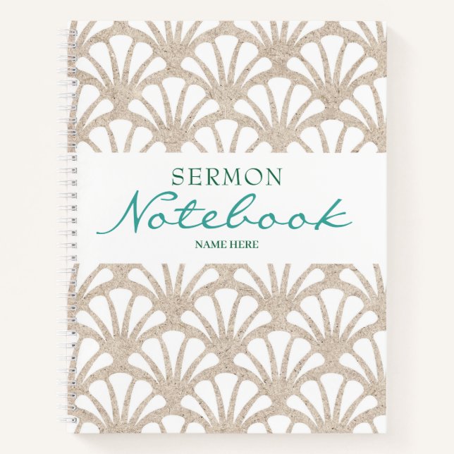 Modern Sermon Notebook (Front)