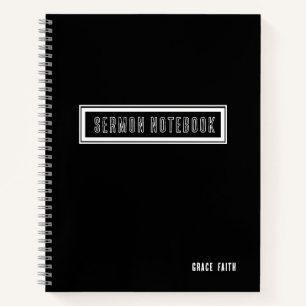 Modern Sermon  Notebook
